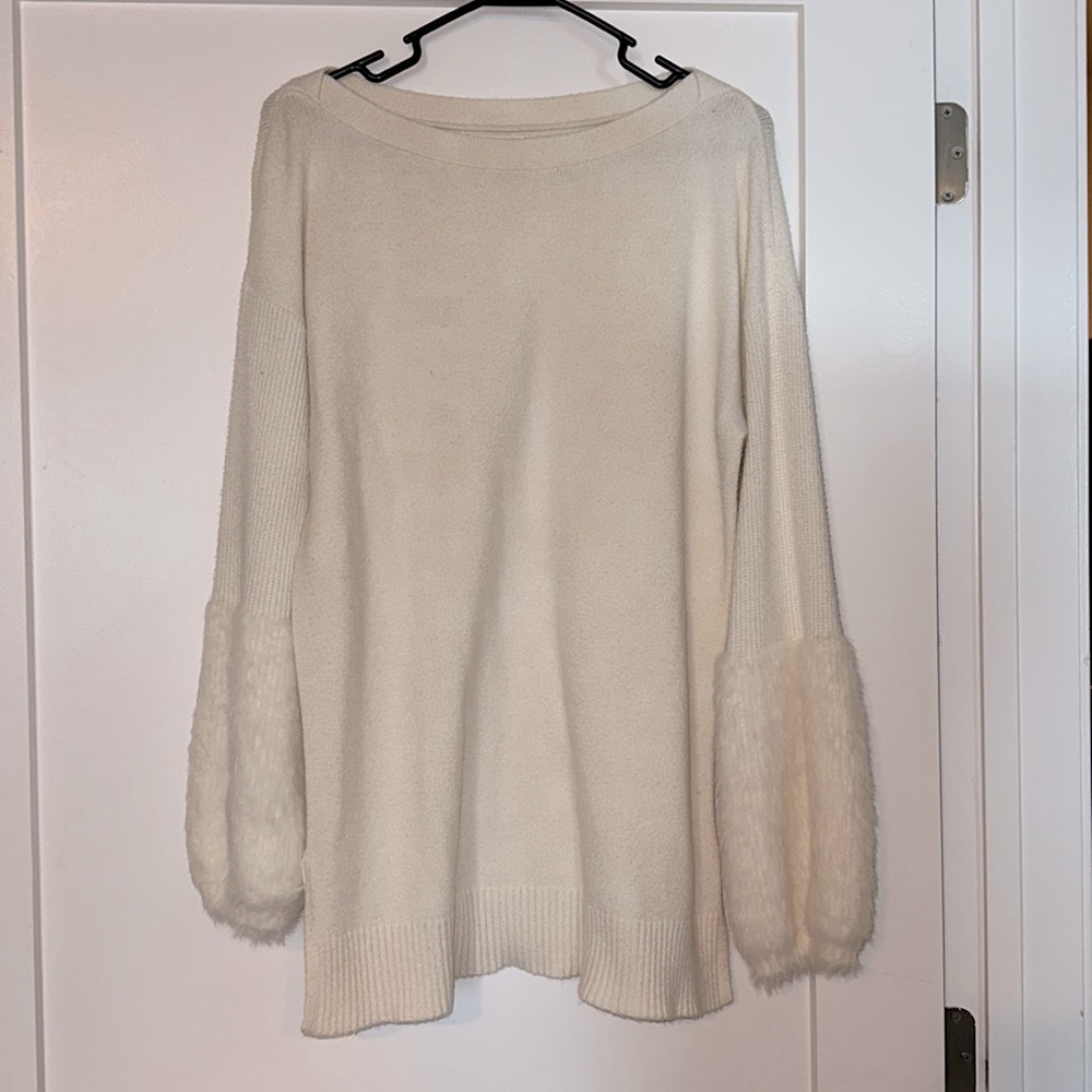 White Anthropology sweater